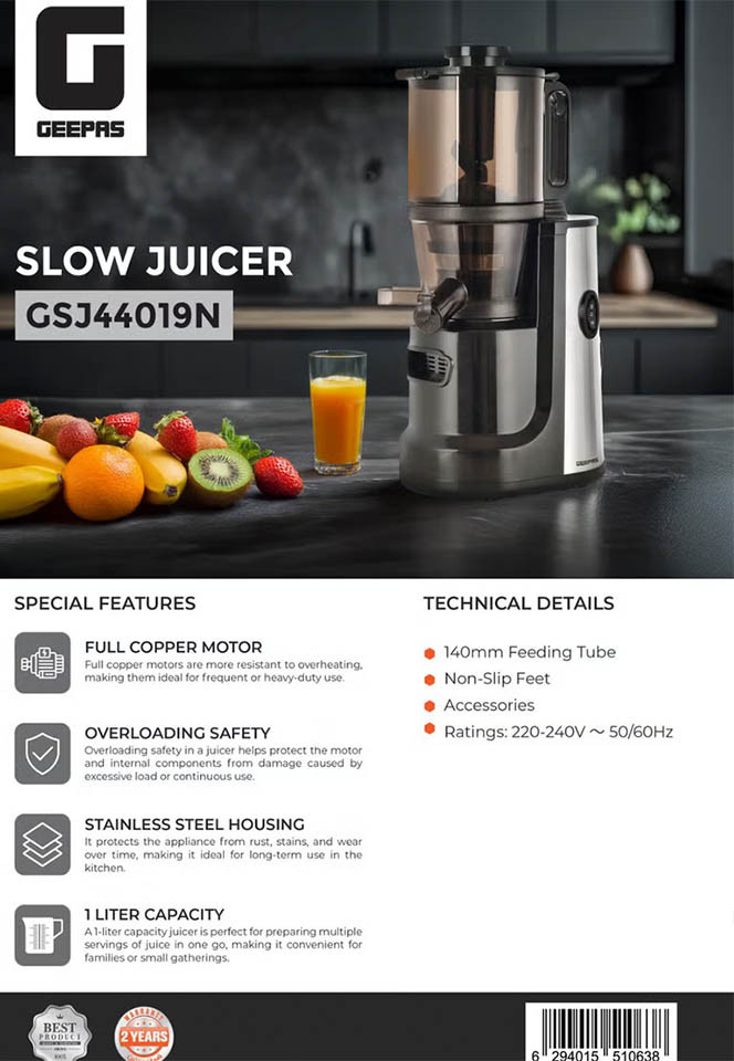 Hover image for فرامة فواكة طازجة جيباس موديل:GSJ44019UK